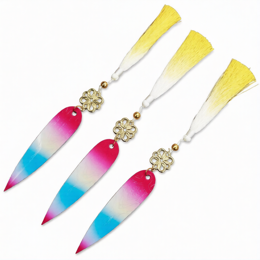 KPop Demon Hunters Zoey’s Shin-kal Metal Throwing Knives Replica - Display Only Collector's Item