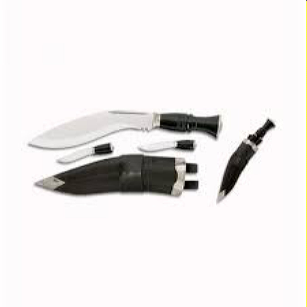 Kukri Large Dagger Metal Machete 3 Piece
