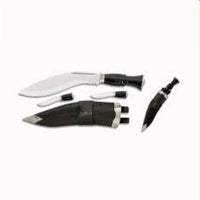 Kukri Large Dagger Metal Machete 3 Piece