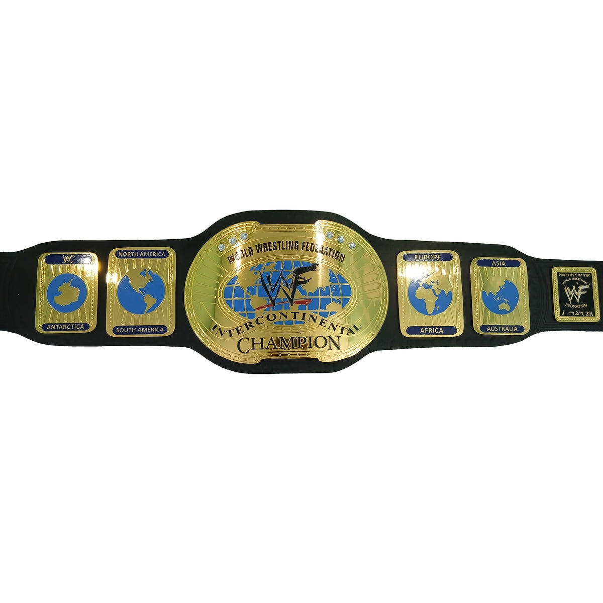 WWE Attitude Era Intercontinental Championship Replica Title Wrestling Belt 4MM Brass Plate