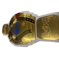 WWE White Intercontinental Championship Replica Wrestling Title Belt 4MM Brass Plate