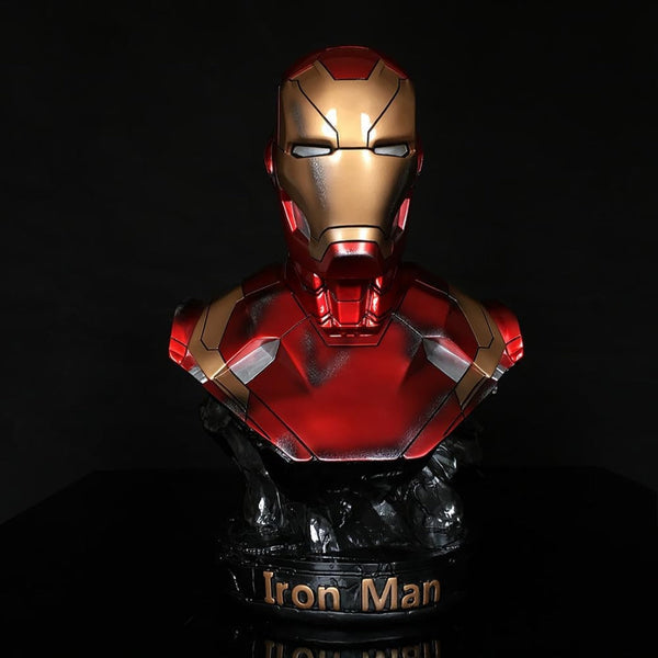 Iron Man Battle Damaged Bust Replica Premium Resin Bust