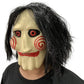 Jigsaw Puppet Saw Latex Mask for Cosplay, Halloween Jigsaw - NEXTLEVELUK