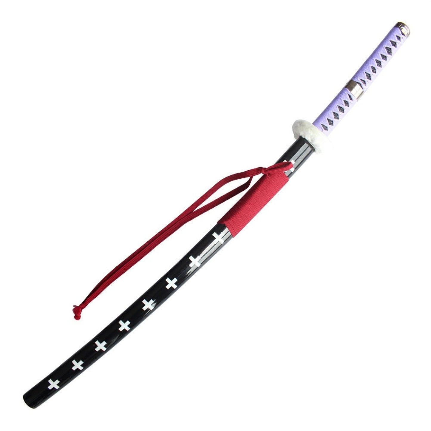 One Piece Sword Trafalgar Law Kikoku Cursed Metal Katana Sword Purple Handle