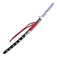 One Piece Sword Trafalgar Law Kikoku Cursed Metal Katana Sword Purple Handle