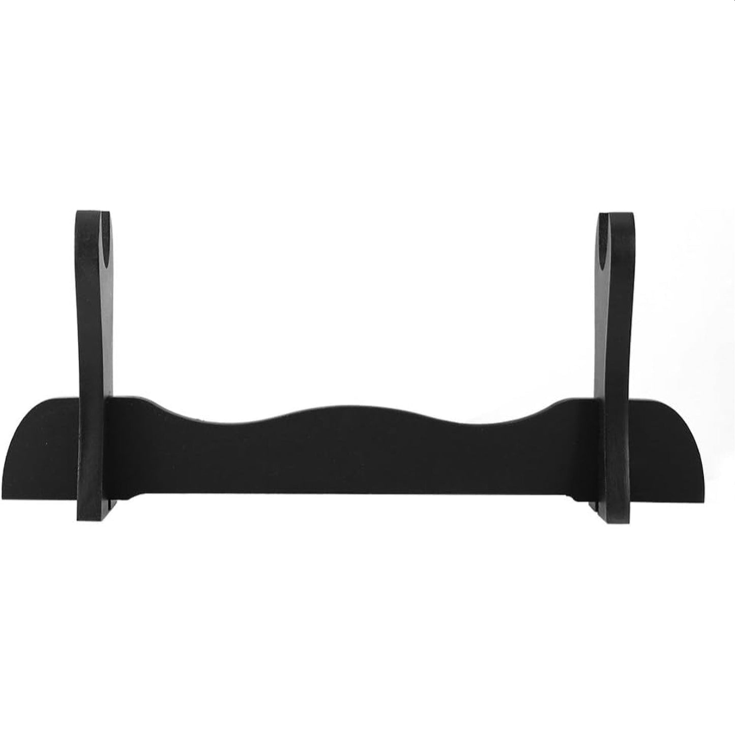 Katana Sword Stand Black Wood Display 1 Tier - NEXTLEVELUK