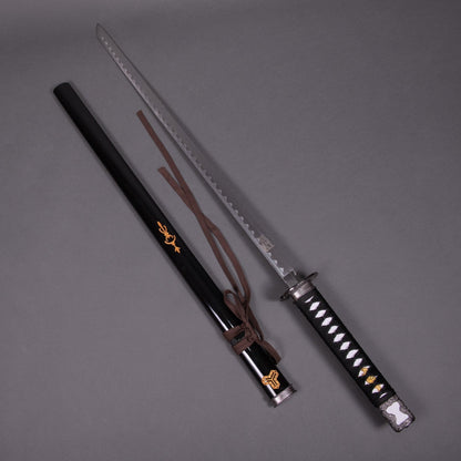 Kill Bill Bride Straight Metal Katana Sword With Stand - NEXTLEVELUK