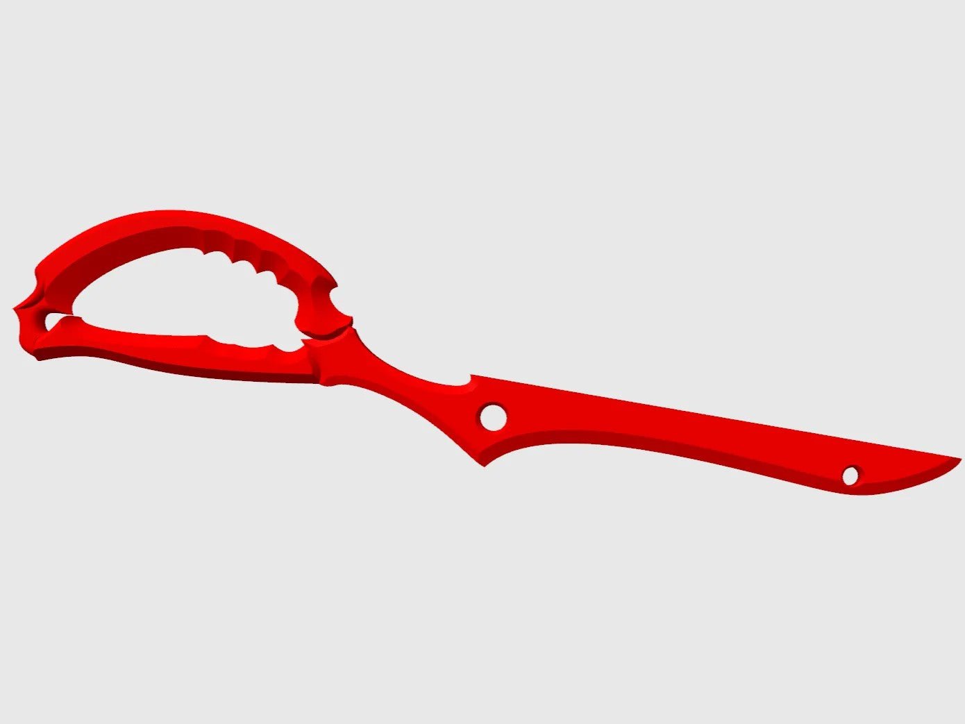 Kill La Kill Ryuko Matoi Red Scissor Blade Resin Sword Replica - NEXTLEVELUK