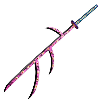 Demon Slayer Kokushibo Kyokokukamusari Flesh Nichirin Resin Sword DAMAGED.1