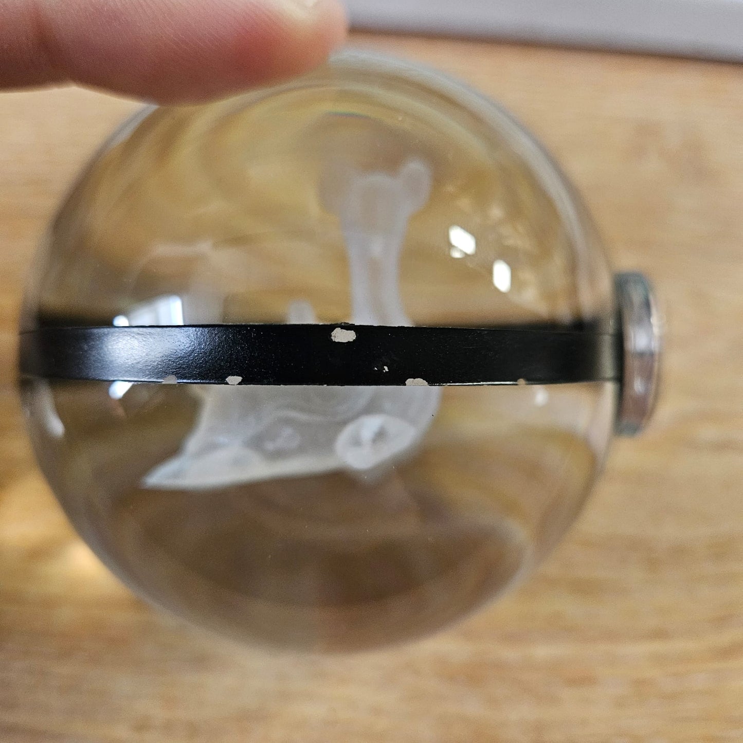 Pokemon 3D Crystal Ball Pokeball Lapras Night Light 8cm XL Size DAMAGED