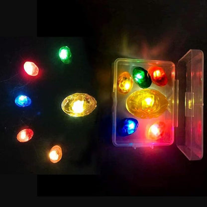 LED Light Up Infinity Gauntlet Gloves with Removable Magnet Infinity Stones - NEXTLEVELUK