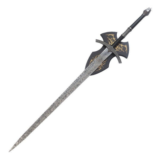 Lord Of The Rings Deluxe Witch King Of Angmar Sword With Plaque - NEXTLEVELUK
