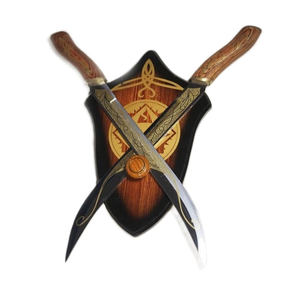 Lord of the Rings Metal Legolas Knives of the Elf — Collector's Display Replica