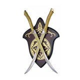 Lord of the Rings Metal Legolas Knives of the Elf Deluxe Edition — Collector's Display Replica