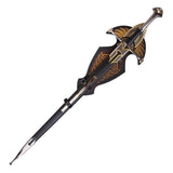Lord of the Rings Sword of King Elessar Aragorn Anduril Metal Sword With Wall Plaque Exclusive Editon DAMAGED
