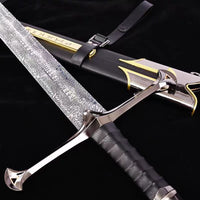 Lord of the Rings Sword of King Elessar Aragorn Anduril Metal Sword With Wall Plaque Exclusive Editon - NEXTLEVELUK