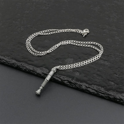 Lightsaber Hilt Stainless Steel Necklace