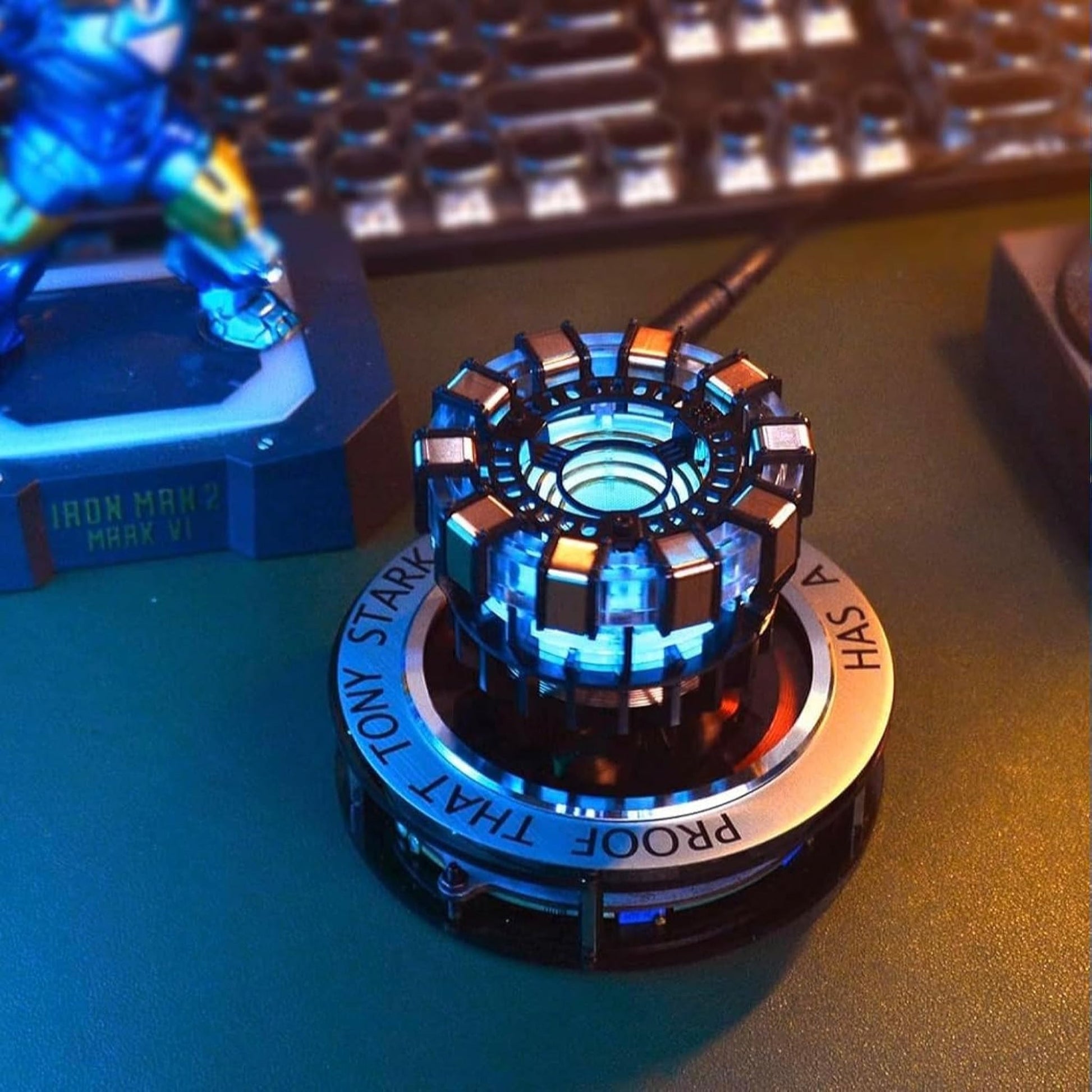 Magnetic Levitation 1:1 MK1 Tony Stark Arc Reactor With Light Prop Replica - NEXTLEVELUK