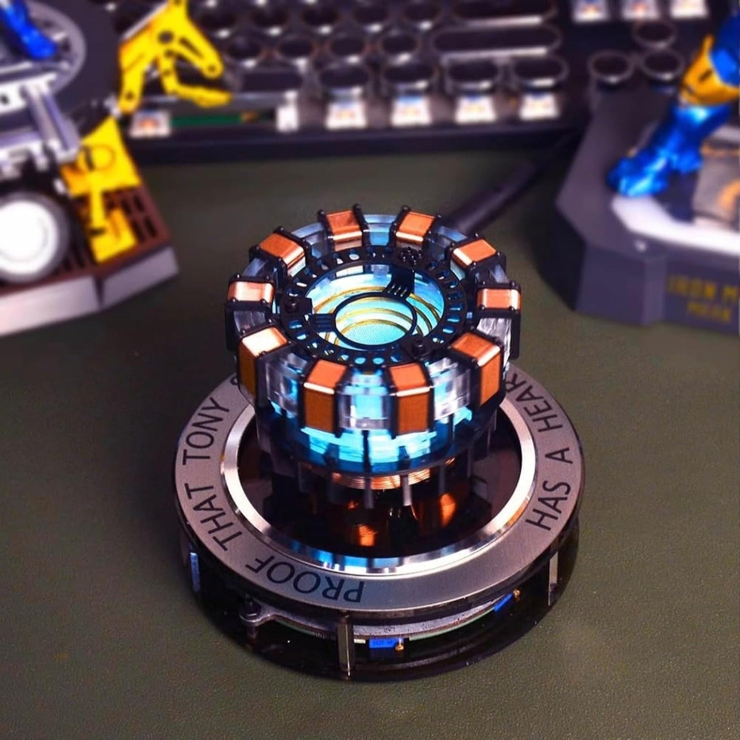 Magnetic Levitation 1:1 MK1 Tony Stark Arc Reactor With Light Prop Replica - NEXTLEVELUK