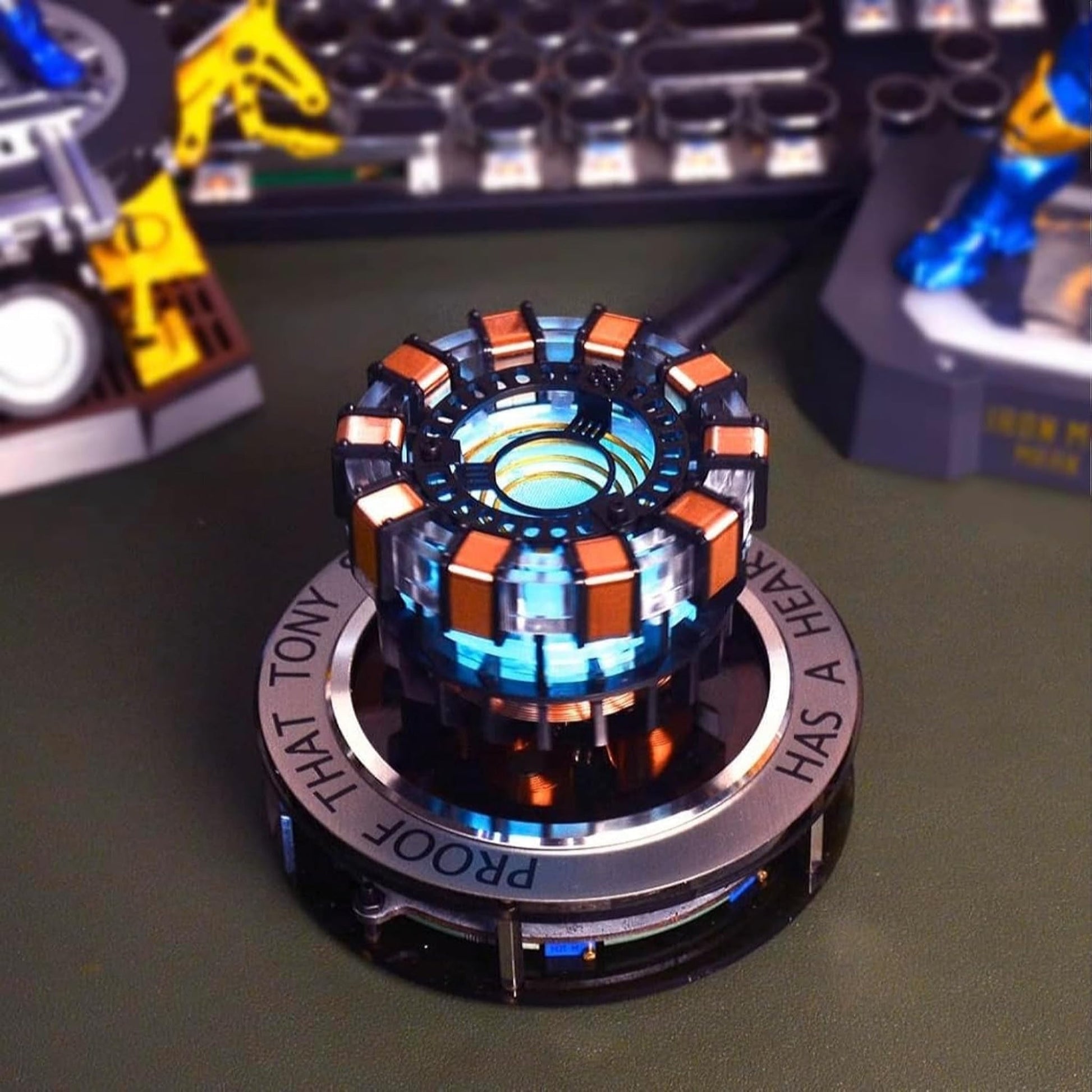 Magnetic Levitation 1:1 MK1 Tony Stark Arc Reactor With Light Prop Replica - NEXTLEVELUK