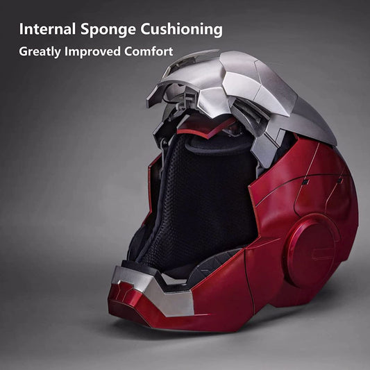 Marvel Iron Man 2 Mark V Armor Electronic Helmet Voice Activated Replica - NEXTLEVELUK