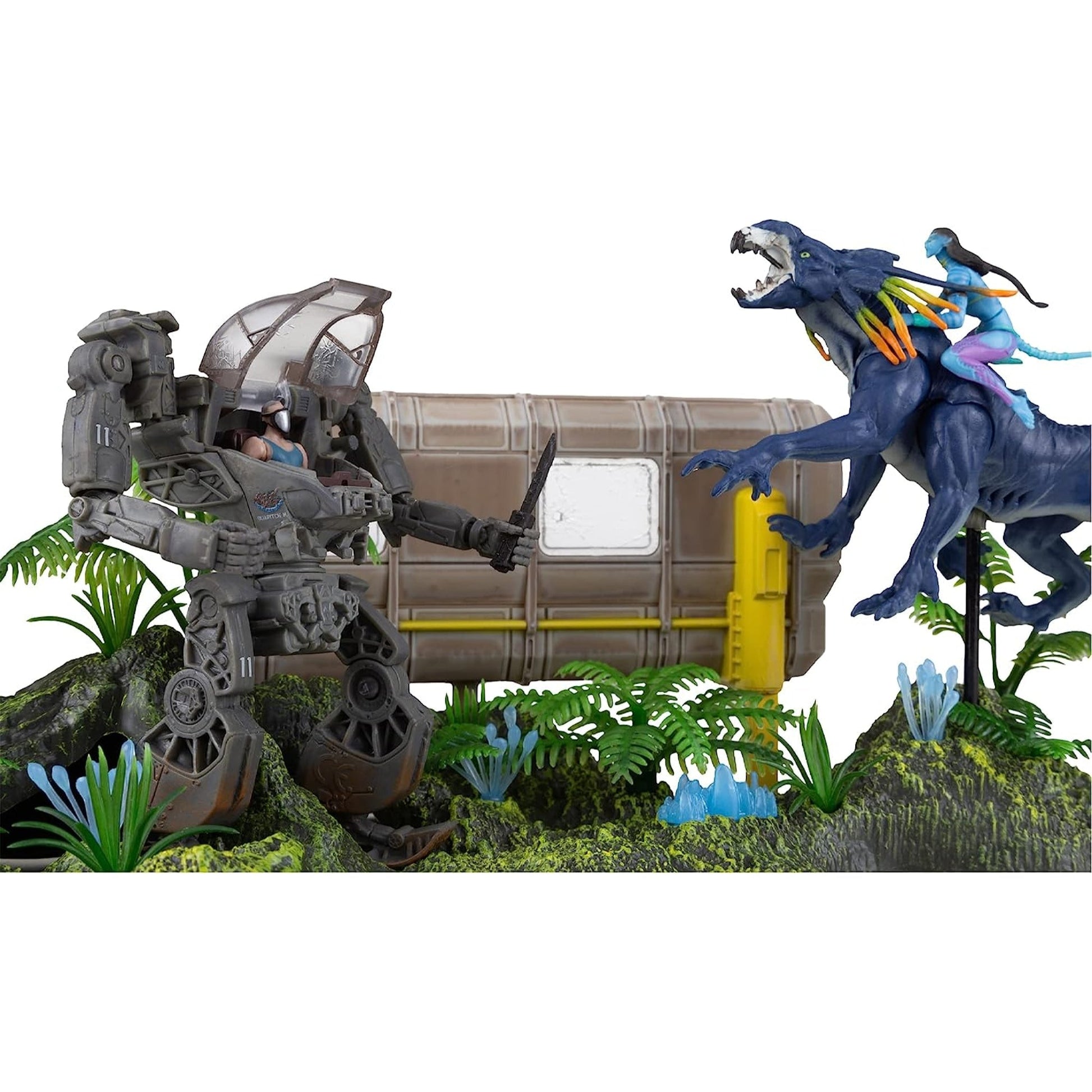 McFarlane Disney Avatar Shack Site AMP Suit Battle Action Figure Set - NEXTLEVELUK