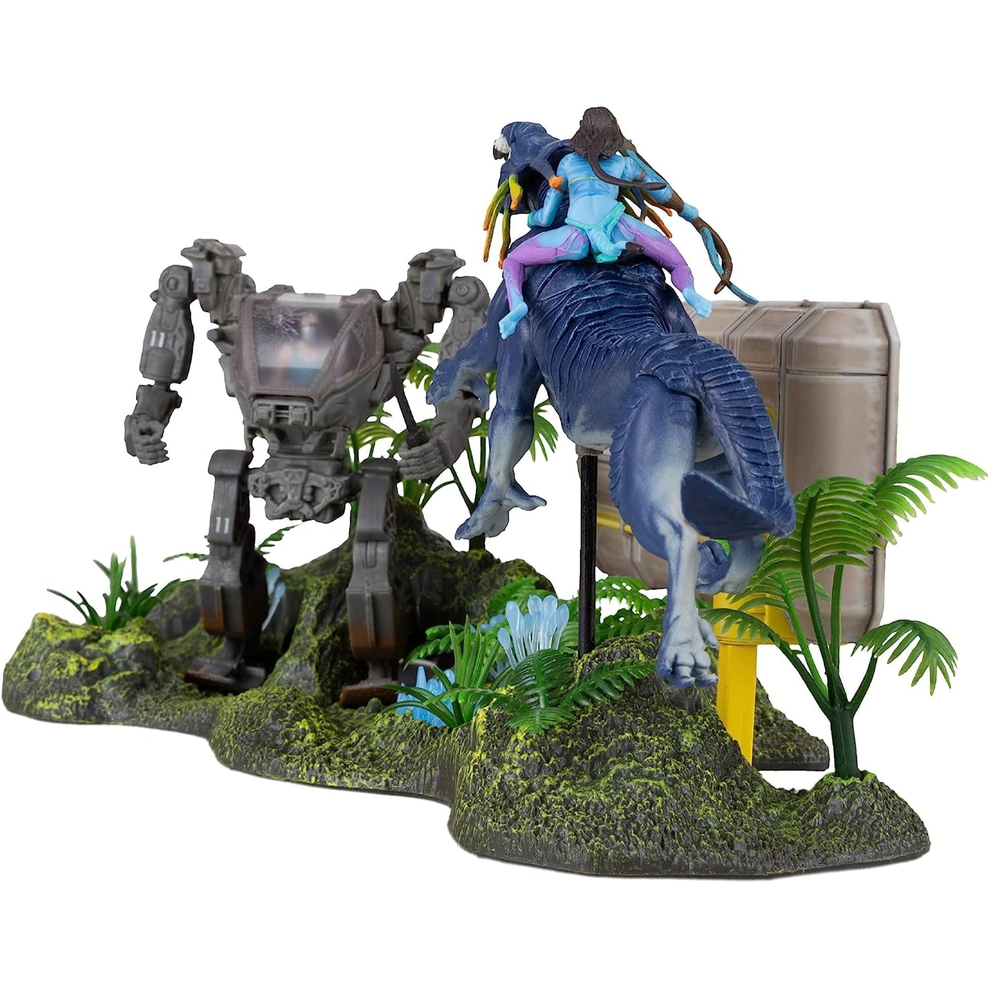 McFarlane Disney Avatar Shack Site AMP Suit Battle Action Figure Set - NEXTLEVELUK