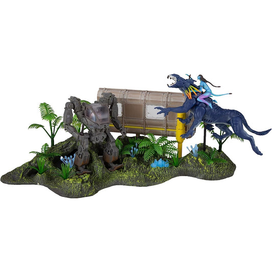 McFarlane Disney Avatar Shack Site AMP Suit Battle Action Figure Set - NEXTLEVELUK