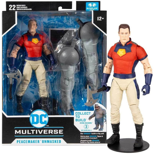 McFarlane Toys DC Multiverse Build - A Peacemaker (Unmasked) Action Figure - NEXTLEVELUK