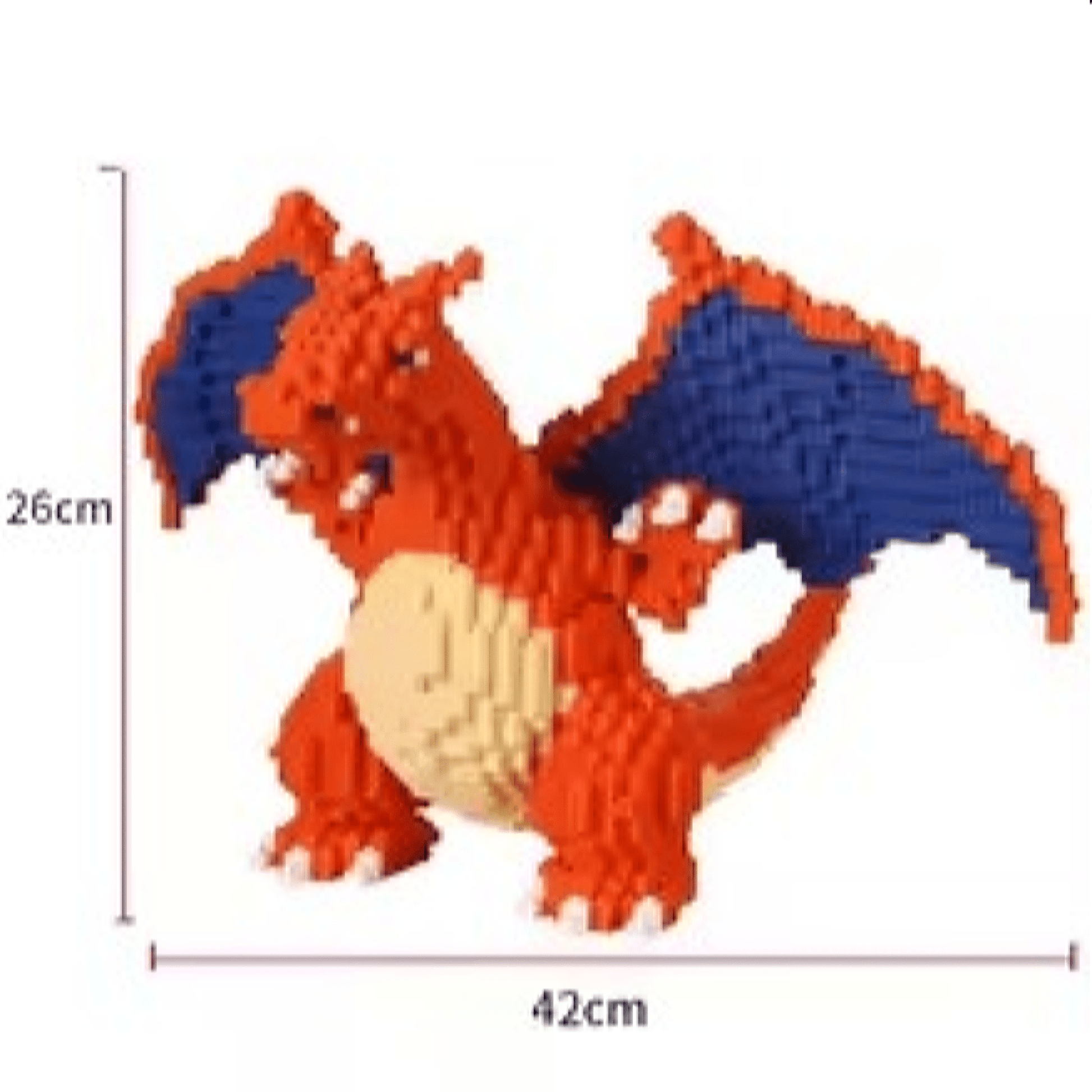 MicroBlocks Charizard Building Blocks - NEXTLEVELUK