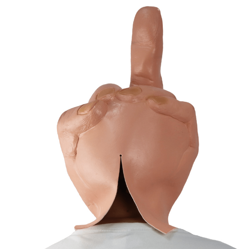 Middle Finger Latex Mask - NEXTLEVELUK