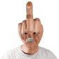 Middle Finger Latex Mask - NEXTLEVELUK