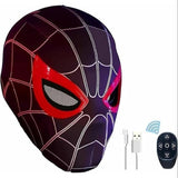 Miles Morales Interactive Mask with Remote Control Movable Eyes Spiderman Spider-man