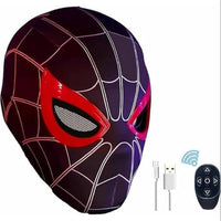 Miles Morales Interactive Mask with Remote Control Movable Eyes Spiderman Spider-man