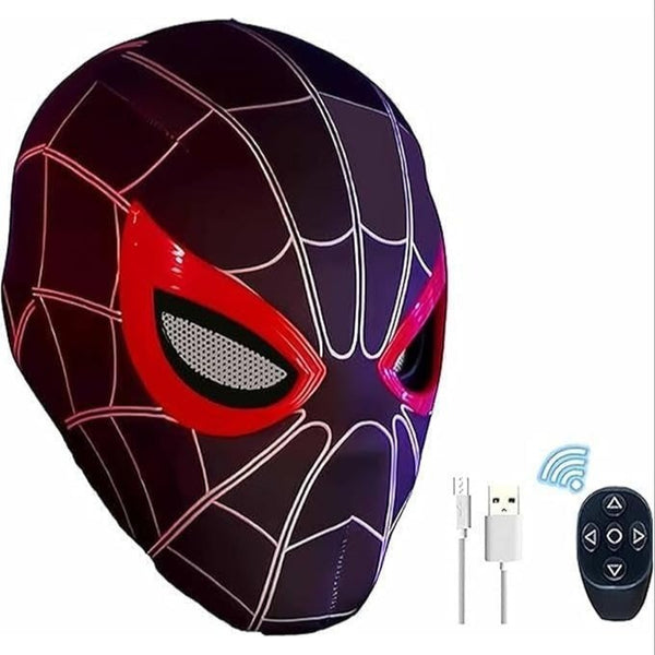 Miles Morales Interactive Mask with Remote Control Movable Eyes Spiderman Spider-man