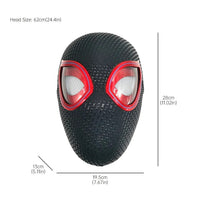 Miles Morales Spider - Man Spiderverse Light Up Interactive Mask Remote Control Spiderman - NEXTLEVELUK