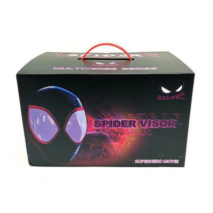 Miles Morales Spider - Man Spiderverse Light Up Interactive Mask Remote Control Spiderman - NEXTLEVELUK