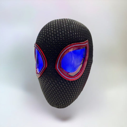 Miles Morales Spider - Man Spiderverse Light Up Interactive Mask Remote Control Spiderman - NEXTLEVELUK