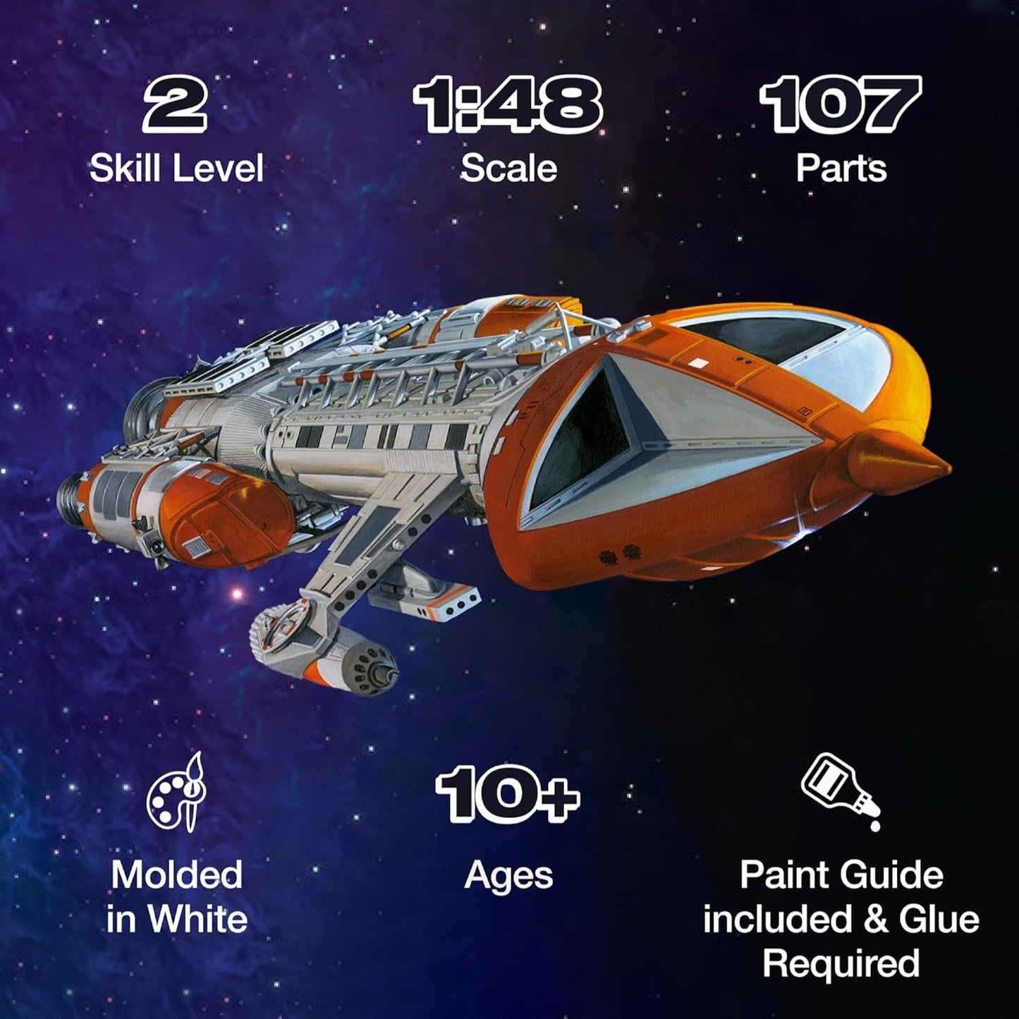 MPC 1:48 Space: 1999 Hawk Mk IX Model Kit MPC947 - NEXTLEVELUK