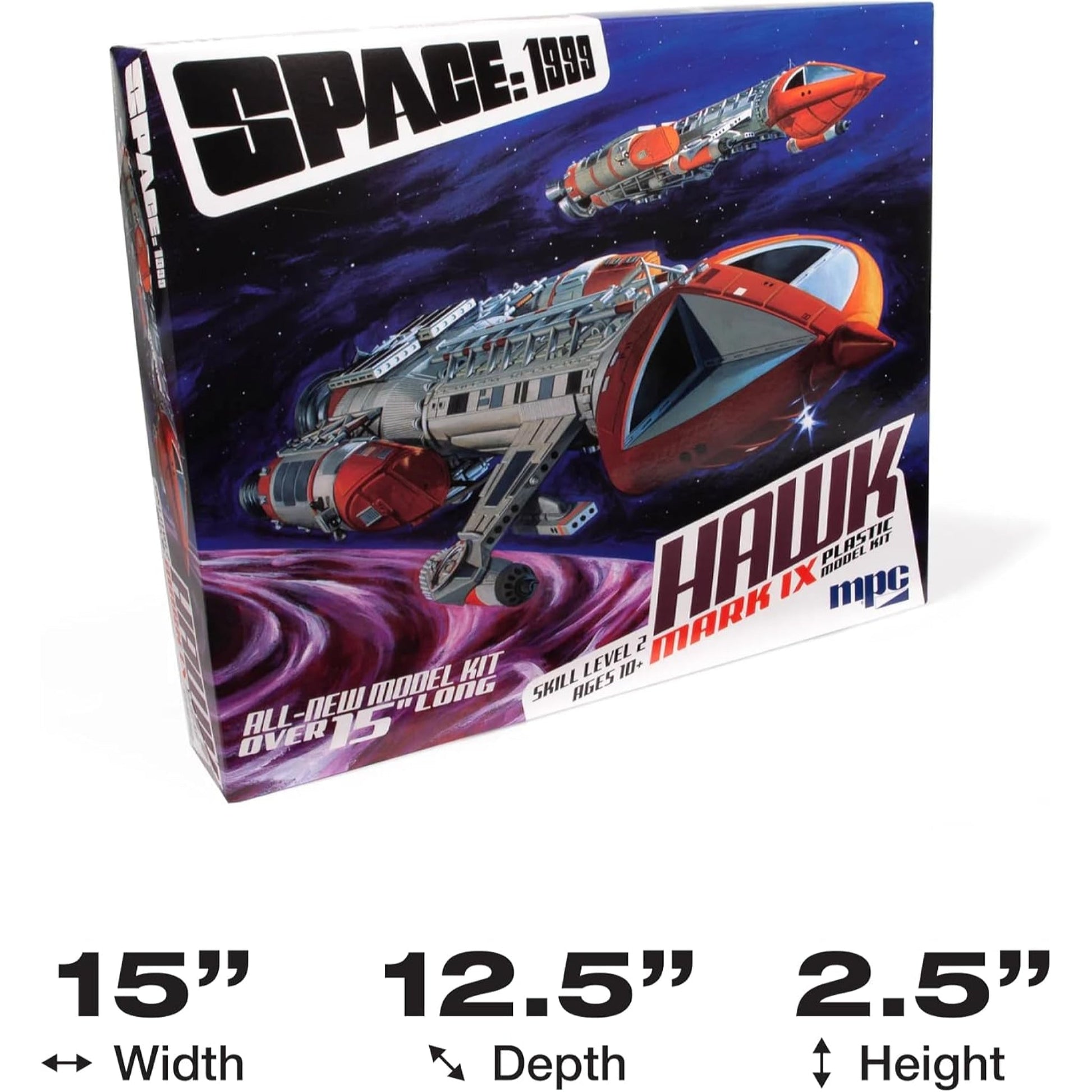 MPC 1:48 Space: 1999 Hawk Mk IX Model Kit MPC947 - NEXTLEVELUK