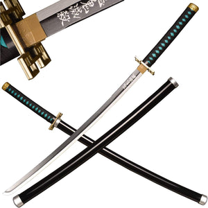Demon Slayer Muichiro Tokito Nichirin Blade Wooden Cosplay Sword FL21509