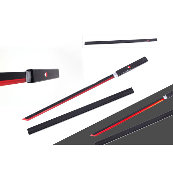 Naruto Shippuden Black LED Light Up Sword Cosplay Prop Replica