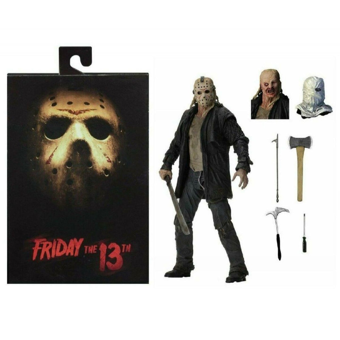 NECA Friday the 13th Jason Voorhees 7 inch Action Figure 2009 - NEXTLEVELUK