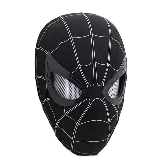 Noir Spider - Man Light Up Interactive Mask with Remote Control Adjustable Eyes Spiderman - NEXTLEVELUK