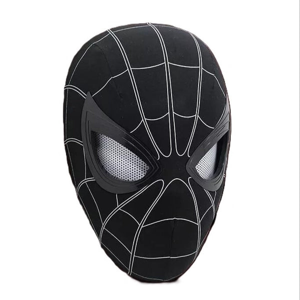 Noir Spider-Man Light Up Interactive Mask with Remote Control Adjustable Eyes Spiderman