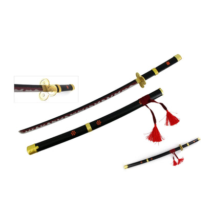 One Piece Black Enma Metal Katana Sword of Roronoa Zoro - NEXTLEVELUK