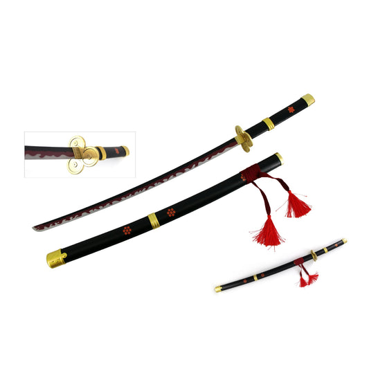One Piece Black Enma Metal Katana Sword of Roronoa Zoro - NEXTLEVELUK