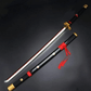 One Piece Black Enma Sword LED Light Up Sword Cosplay Prop Replica - NEXTLEVELUK