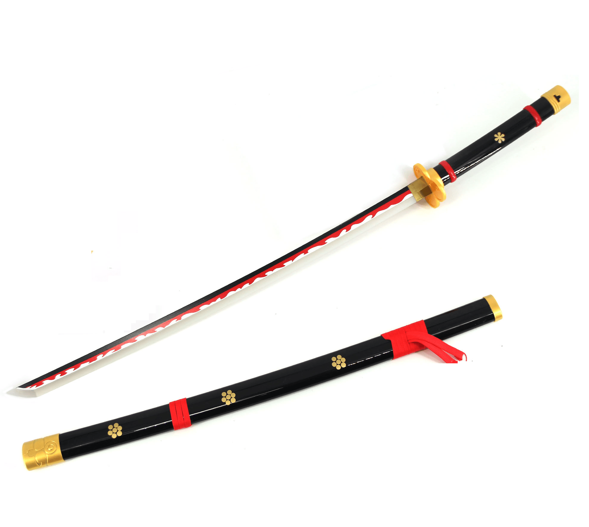 One Piece Black Enma Sword LED Light Up Sword Cosplay Prop Replica - NEXTLEVELUK