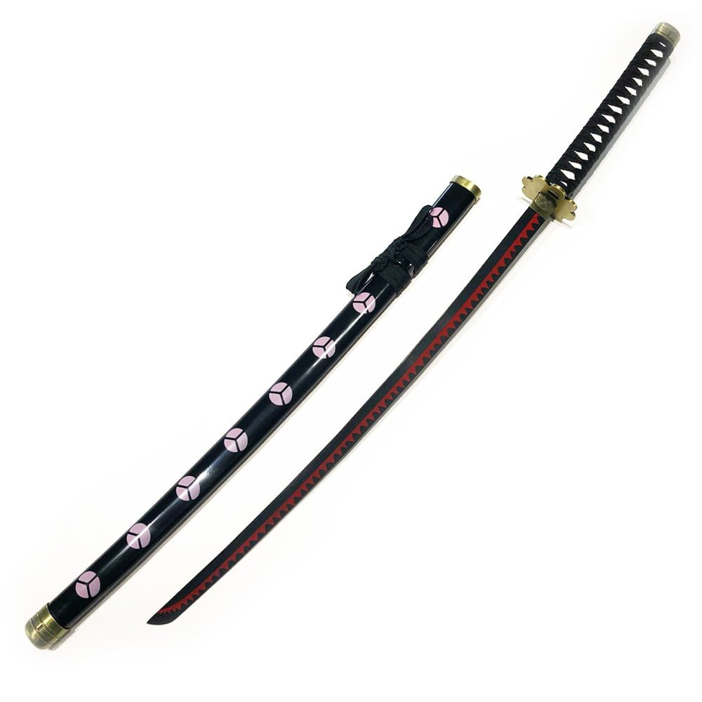 One Piece Zoro Shusui Black & Pink Metal Sword